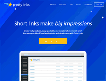 Tablet Screenshot of prettylinks.com